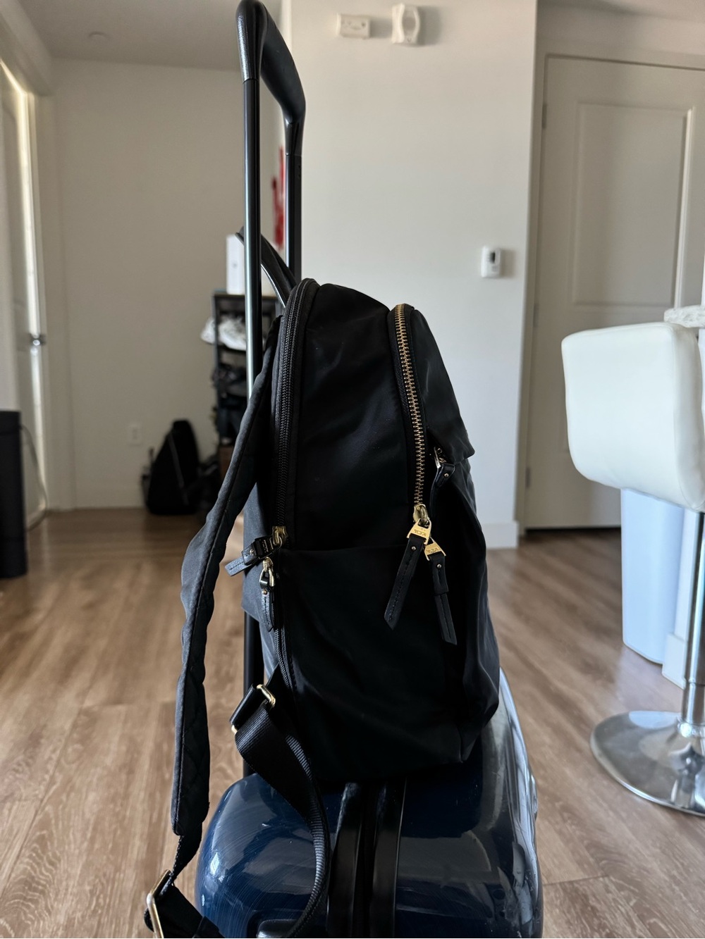 Tumi Nylon Black Backpack / Luggage Backpack - Picture 4 of 6